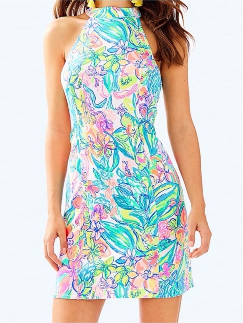 Lilly Pulitzer Krista Shift Dress in the "Surf Gypsea"
